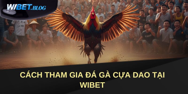 Cách tham gia đá gà cựa dao tại WIBET