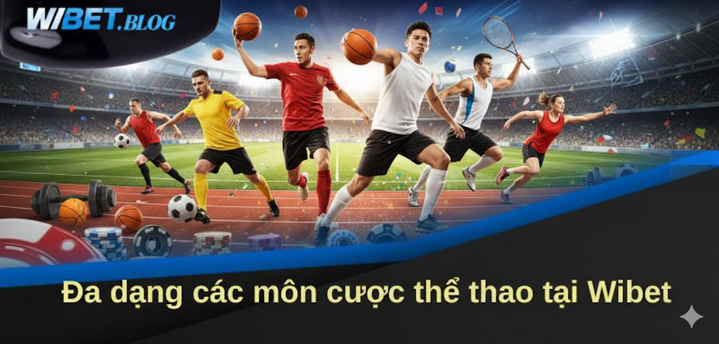 Đa dạng các môn cược thể thao tại WIBET