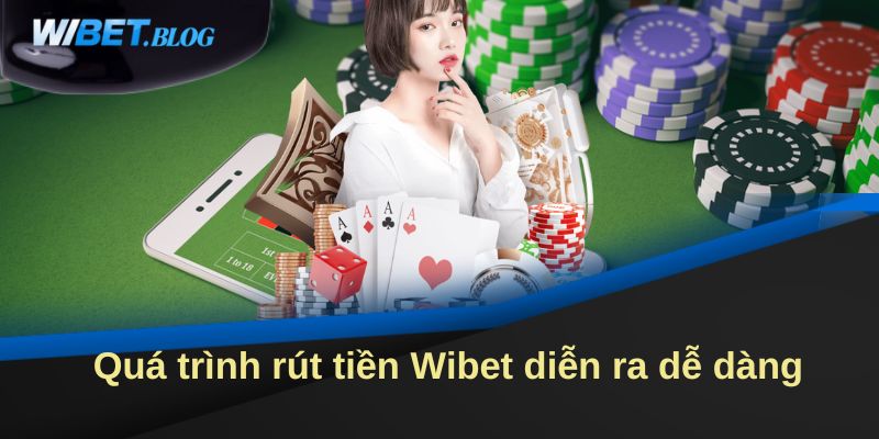 Quá trình rút tiền WIBET diễn ra dễ dàng